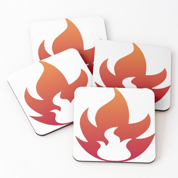 Item preview, Fire Type Icon designed and sold by KaleTheSalad.