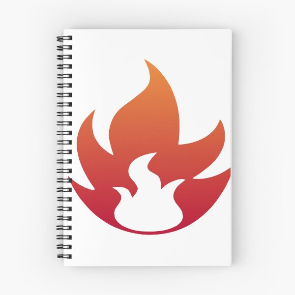 Item preview, Fire Type Icon designed and sold by KaleTheSalad.