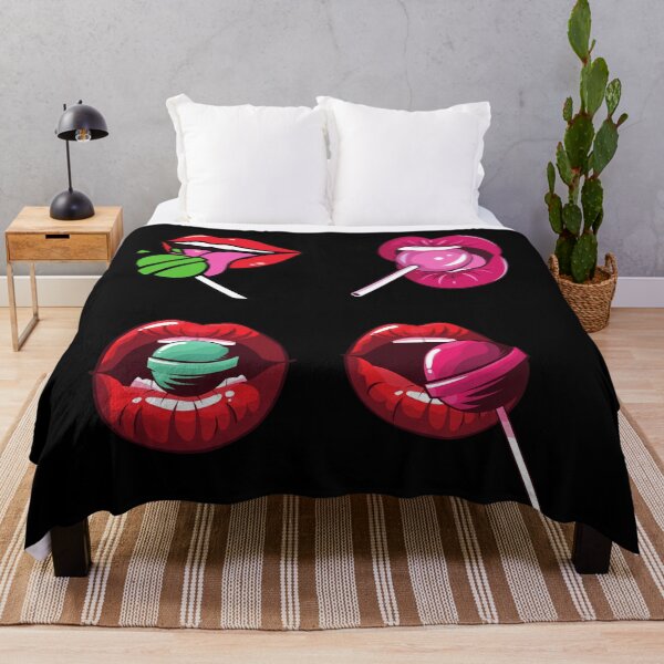 Item preview, Lollipop Red Lips - Pop Art Design designed and sold by Trndii.