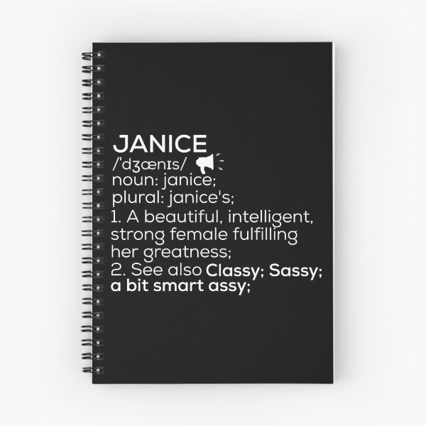 Item preview, Janice Name Definition designed and sold by Teelogic.