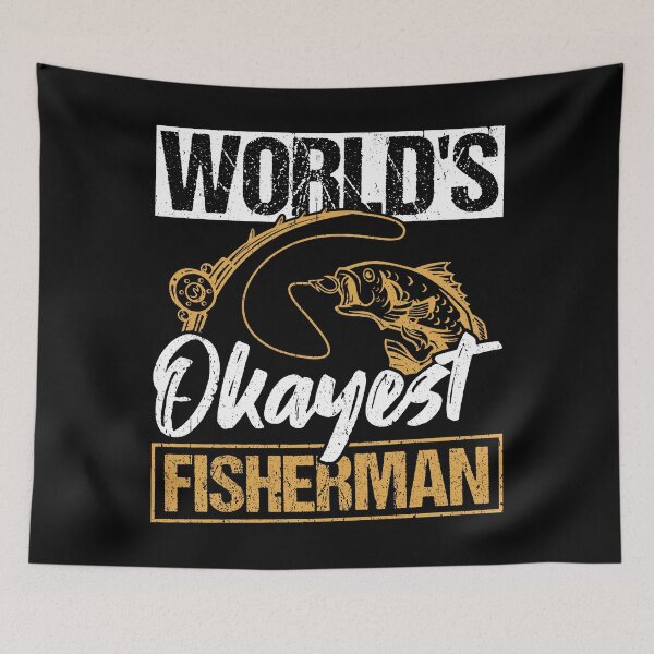Item preview, Worlds okayest fisherman designed and sold by Svetiik.