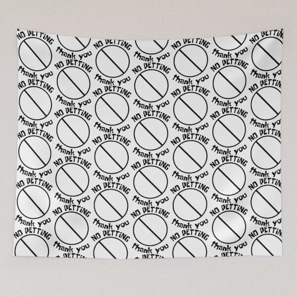 Item preview, No Petting Thank You designed and sold by OMdesigns93.