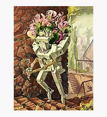Wooden Robot Photographic Print