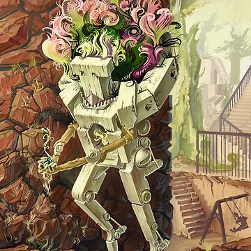 Artwork thumbnail, Wooden Robot by augustinas