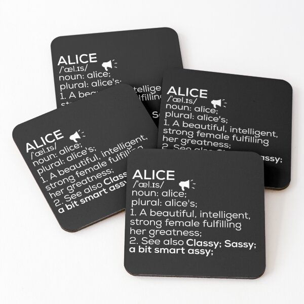 Item preview, Alice Name Definition designed and sold by Teelogic.