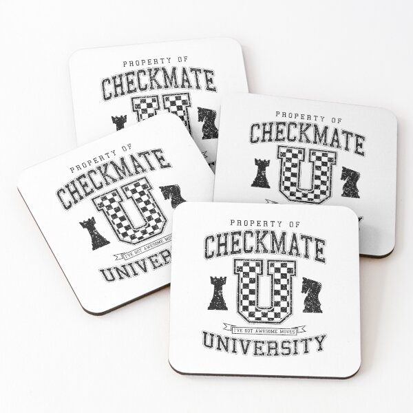 Item preview, Checkmate University Vintage College Varsity Chess Player designed and sold by GrandeDuc.