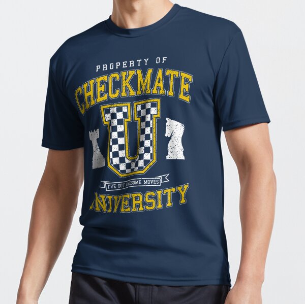 Checkmate University Vintage College Varsity Chess Player Poster for Sale  by GrandeDuc