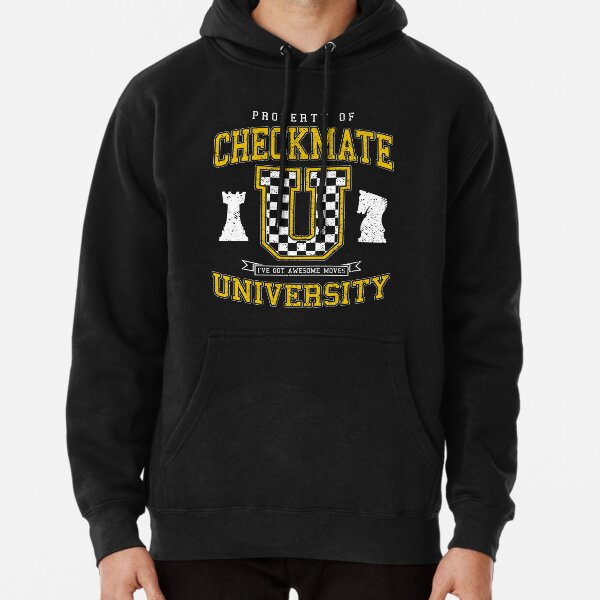 Checkmate University Vintage College Varsity Chess Player T-Shirt