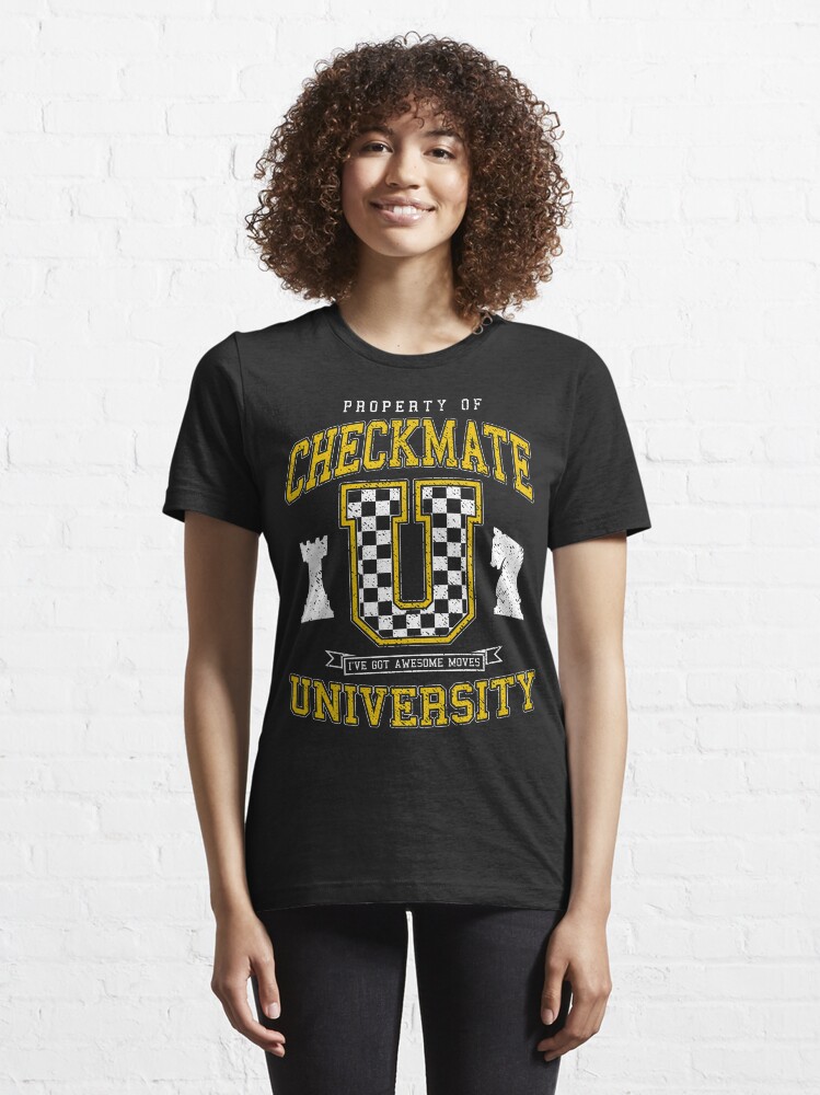 Checkmate University Vintage College Varsity Chess Player Poster for Sale  by GrandeDuc