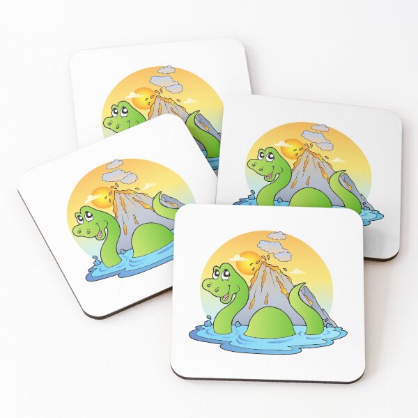 Item preview, Dinosaur And Volcano designed and sold by Bend-The-Trendd.