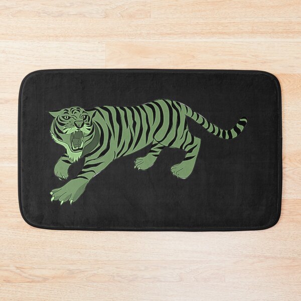 Item preview, Tiger design in green and black designed and sold by seelya83.