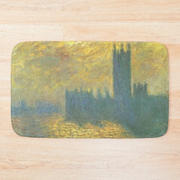 Item preview, Claude Monet's Parlament in London's Stormy Day designed and sold by mosfunky.