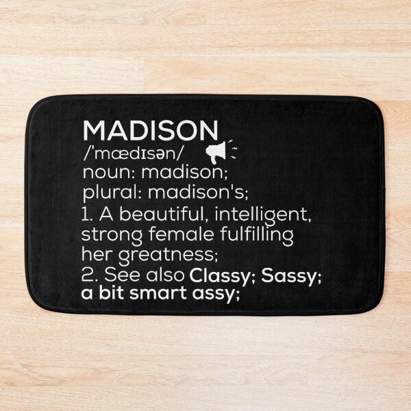 Item preview, Madison Name Definition designed and sold by Teelogic.