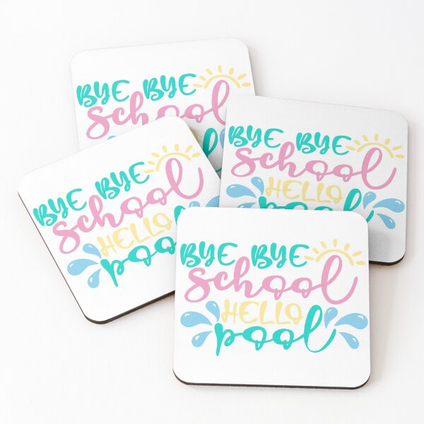 Item preview, Bye Bye School Hello Pool Lettering designed and sold by 147ology.