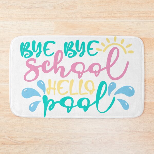Item preview, Bye Bye School Hello Pool Lettering designed and sold by 147ology.