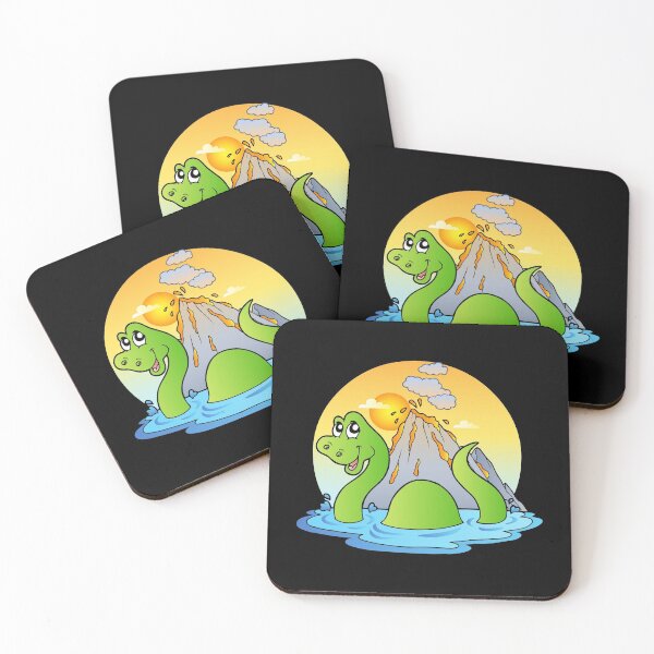 Item preview, Dinosaur And Volcano designed and sold by Bend-The-Trendd.