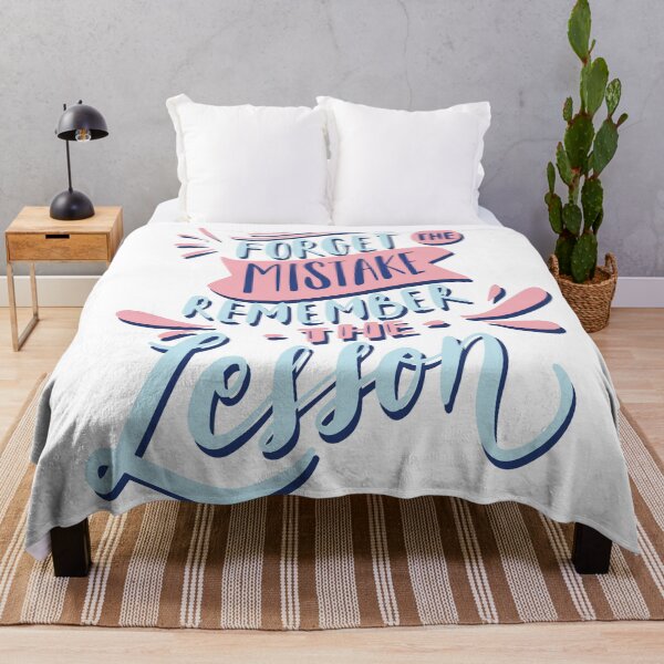 Item preview, Forget The Mistake , Remember the Lesson designed and sold by kalud-zoldyck.