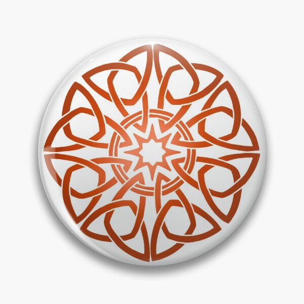 Item preview, Orange Celtic Knot designed and sold by girlybunches.