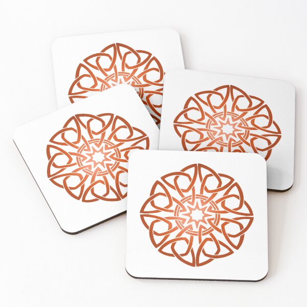 Item preview, Orange Celtic Knot designed and sold by girlybunches.