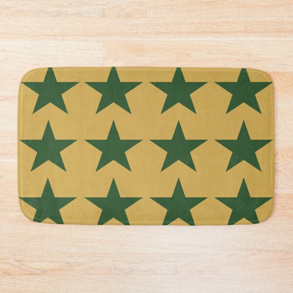 Item preview, Large PINE GREEN STARS on GOLD  designed and sold by RachelMacht.