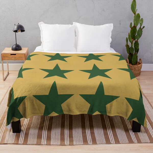 Item preview, Large PINE GREEN STARS on GOLD designed and sold by RachelMacht.