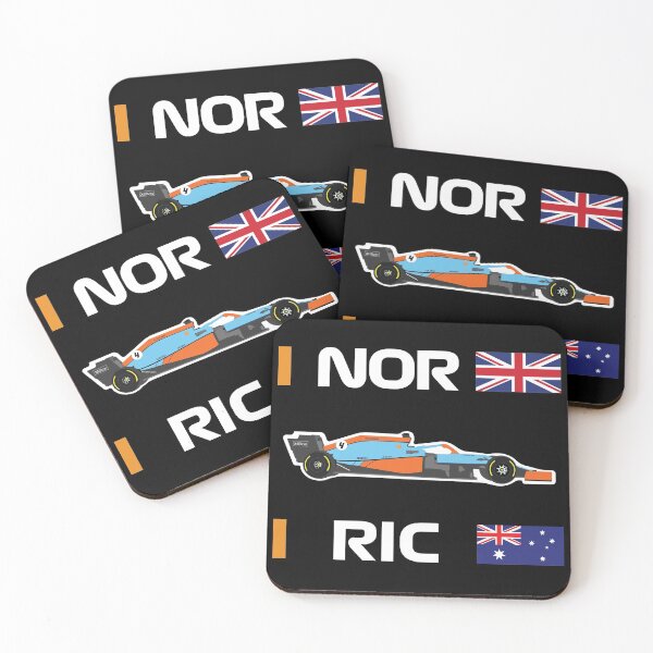 Item preview, F1 Team 2021 car MCL35M Special Livery Monaco GP Daniel Ricciardo Lando Norris  designed and sold by FormulaGTee1.