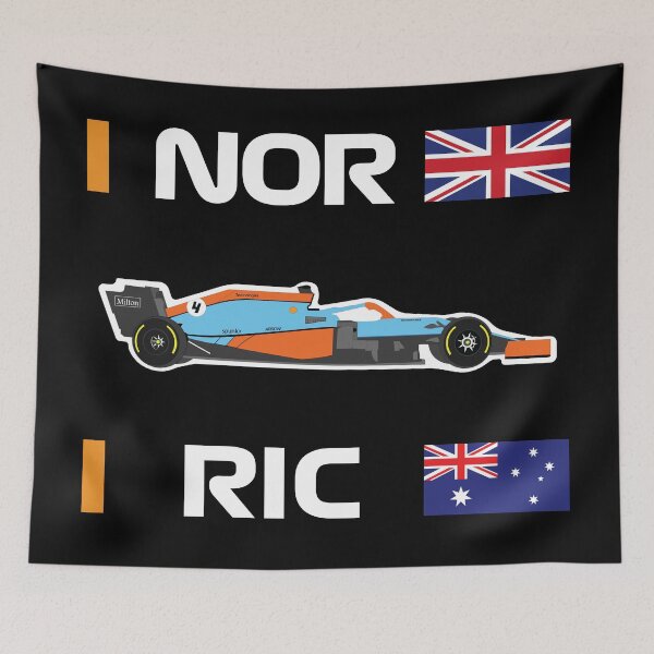 Item preview, F1 Team 2021 car MCL35M Special Livery Monaco GP Daniel Ricciardo Lando Norris  designed and sold by FormulaGTee1.
