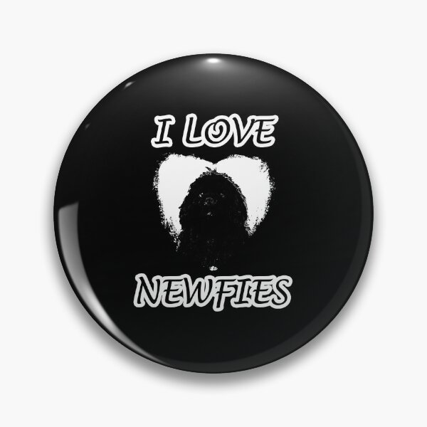 Item preview, Newfoundland Dog Heart Love Newfies designed and sold by Moonyflower.