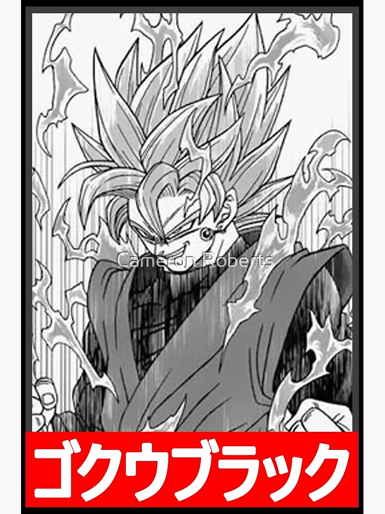 Rose Goku Black Manga Art  Poster for Sale by Tammy1971