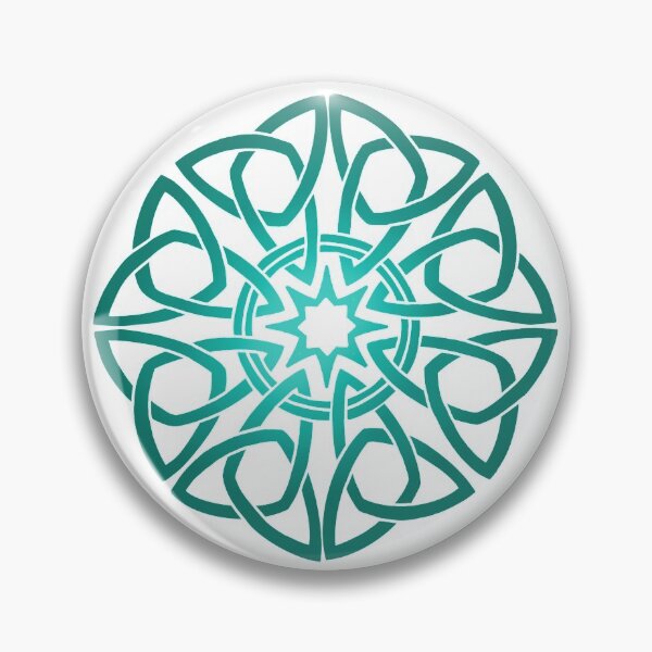 Item preview, Turquoise Celtic Knot designed and sold by girlybunches.