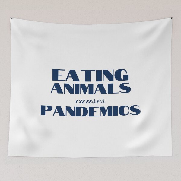 Item preview, Eating Animals Causes Pandemics designed and sold by Bend-The-Trendd.
