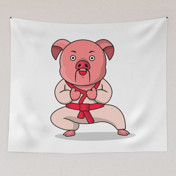 Item preview, kung fu piglet designed and sold by Heytoucan.