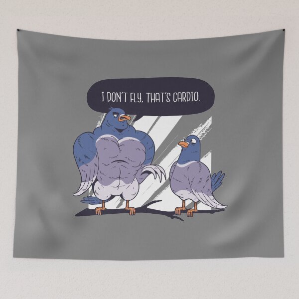Item preview, I Don't Fly That's Cardio Pigeon designed and sold by Hoiho Adventure Shirts.