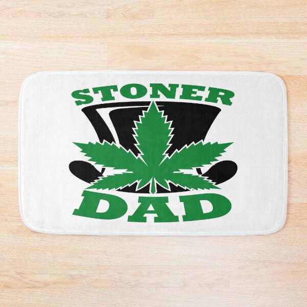 Item preview, Stoner Dad Black Top Hat Cannabis Leaf Father designed and sold by AlteredAtelier.