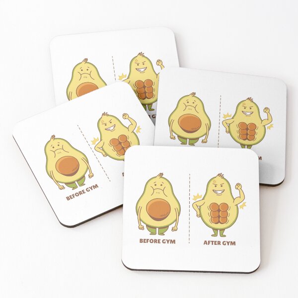 Item preview, Fitness Avocado Gym Before After designed and sold by Hoiho Adventure Shirts.