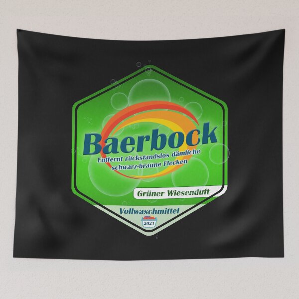 Item preview, Baerbock Waschmittel Grüne Kanzlerin 2021 Bundeskanzlerin Wahl  designed and sold by TheAplus.