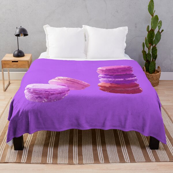 Item preview, Colorful yummy pink funky purple macarons designed and sold by Thecolorschemer.
