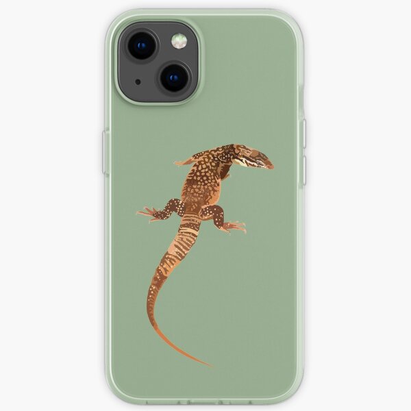 A is for Ackies Monitor Lizard iPhone Soft Case