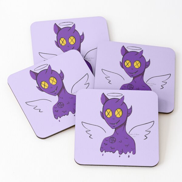 Item preview, Purple Demon Angel designed and sold by ashleeobrienart.