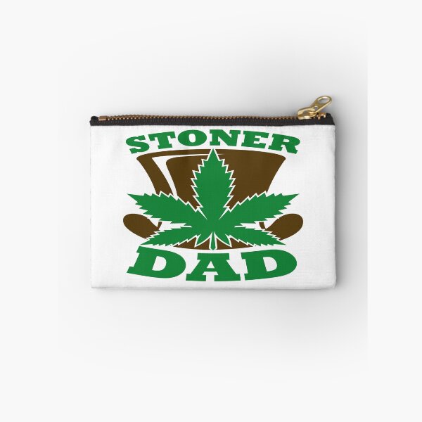 Item preview, Stoner Dad Brown Top Hat Cannabis Leaf Father designed and sold by AlteredAtelier.
