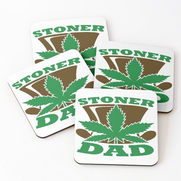 Item preview, Stoner Dad Brown Top Hat Cannabis Leaf Father designed and sold by AlteredAtelier.