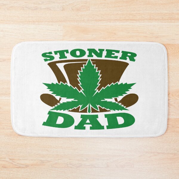 Item preview, Stoner Dad Brown Top Hat Cannabis Leaf Father designed and sold by AlteredAtelier.