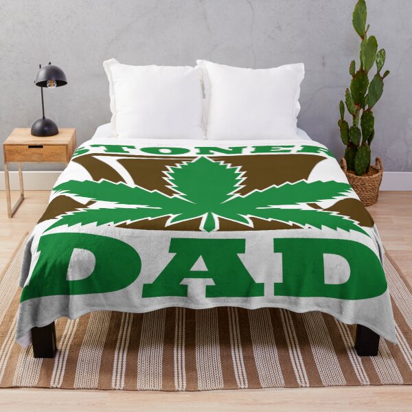 Item preview, Stoner Dad Brown Top Hat Cannabis Leaf Father designed and sold by AlteredAtelier.