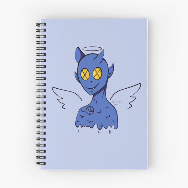 Item preview, Blue Demon Angel designed and sold by ashleeobrienart.