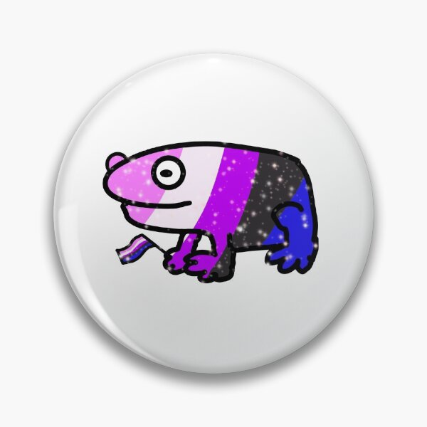 Item preview, Genderfluid Frog designed and sold by firstroundpixel.