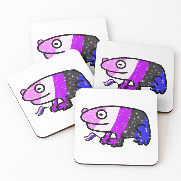 Item preview, Genderfluid Frog designed and sold by firstroundpixel.