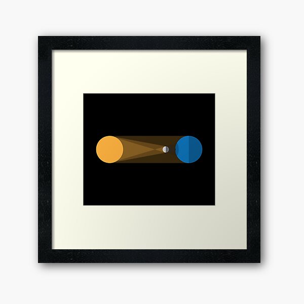 Item preview, Solar Eclipse Illustration (large) designed and sold by crossmark.
