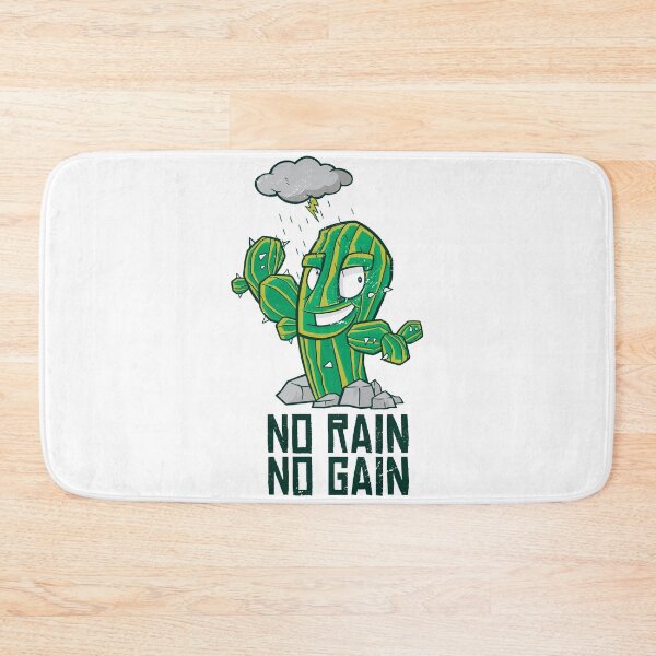 Item preview, No Rain No Gain Cactus Fitness designed and sold by Hoiho Adventure Shirts.
