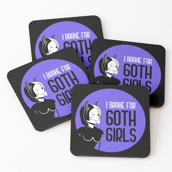 Item preview, I Brake For Goth Girls designed and sold by GoranDesign.