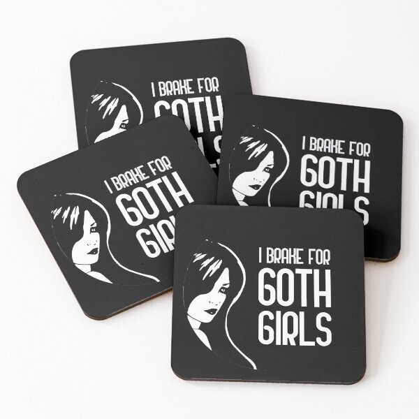 Item preview, I Brake For Goth Girls designed and sold by GoranDesign.